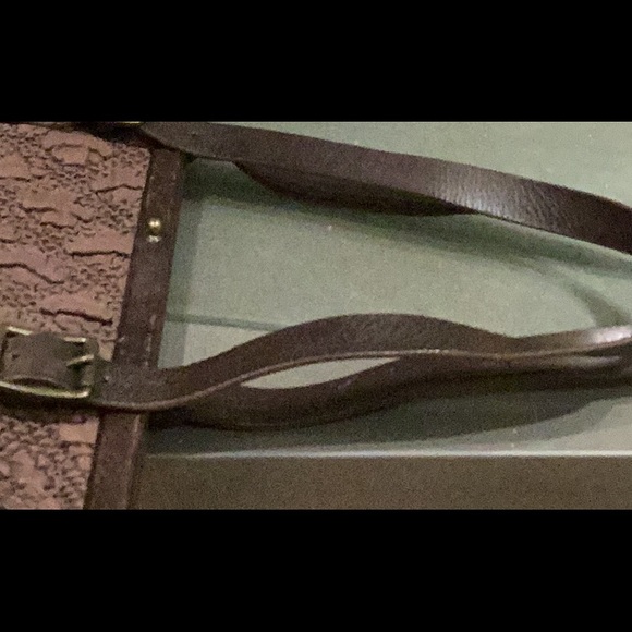 All Saints Textured Brown Shoulder Bag - Picture 3 of 4